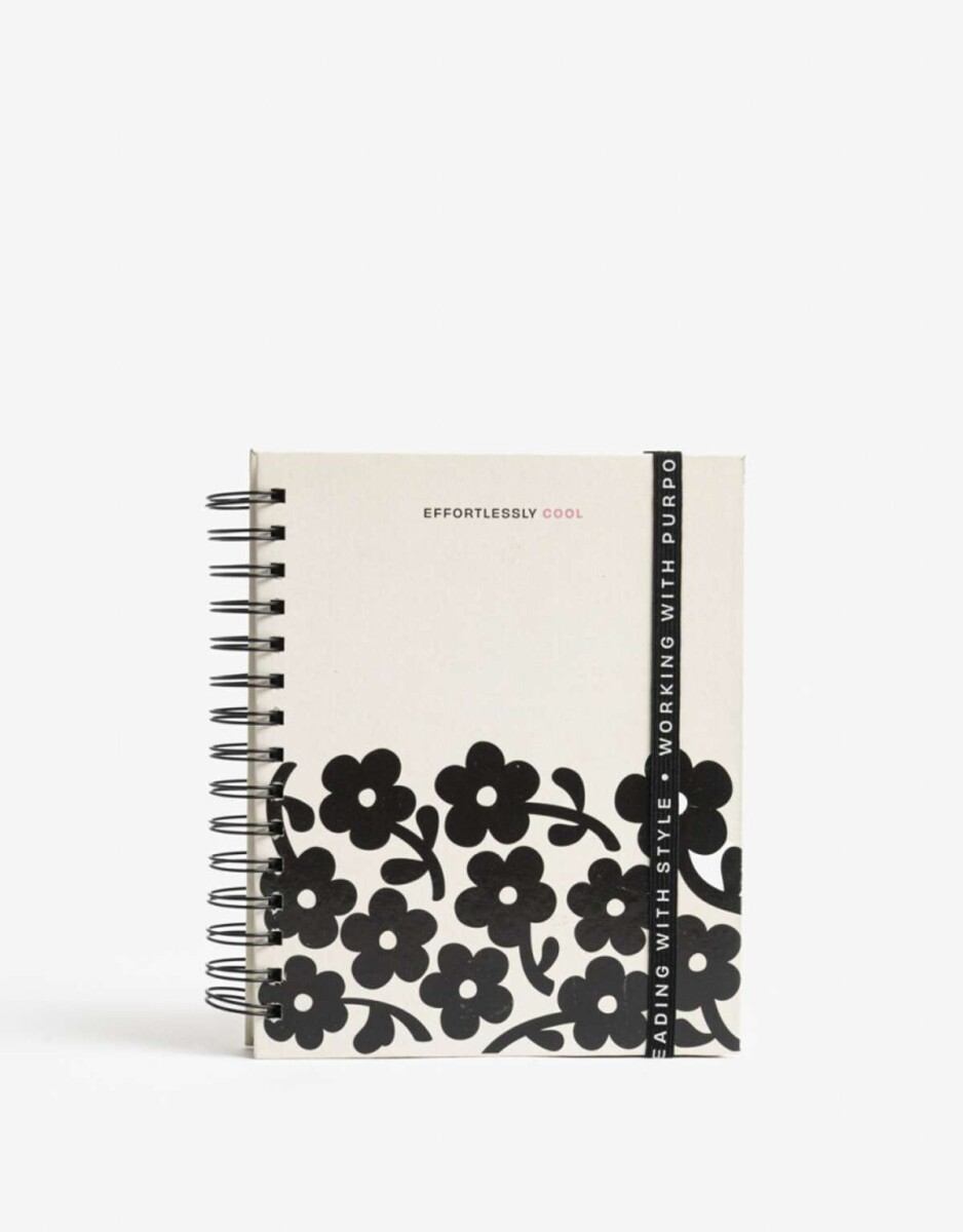 Cuaderno Anillado Estampado 160 Hojas - Combinacion Tricolor 