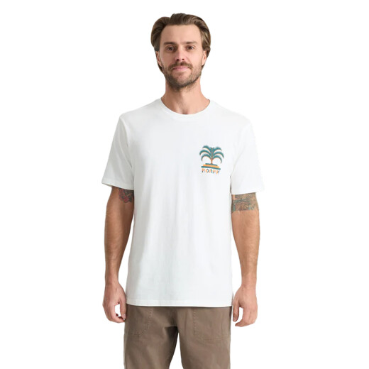 Remera Roark Moto Palm - Blanco Remera Roark Moto Palm - Blanco