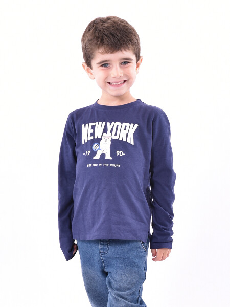 REMERA ANDER AZUL OSCURO