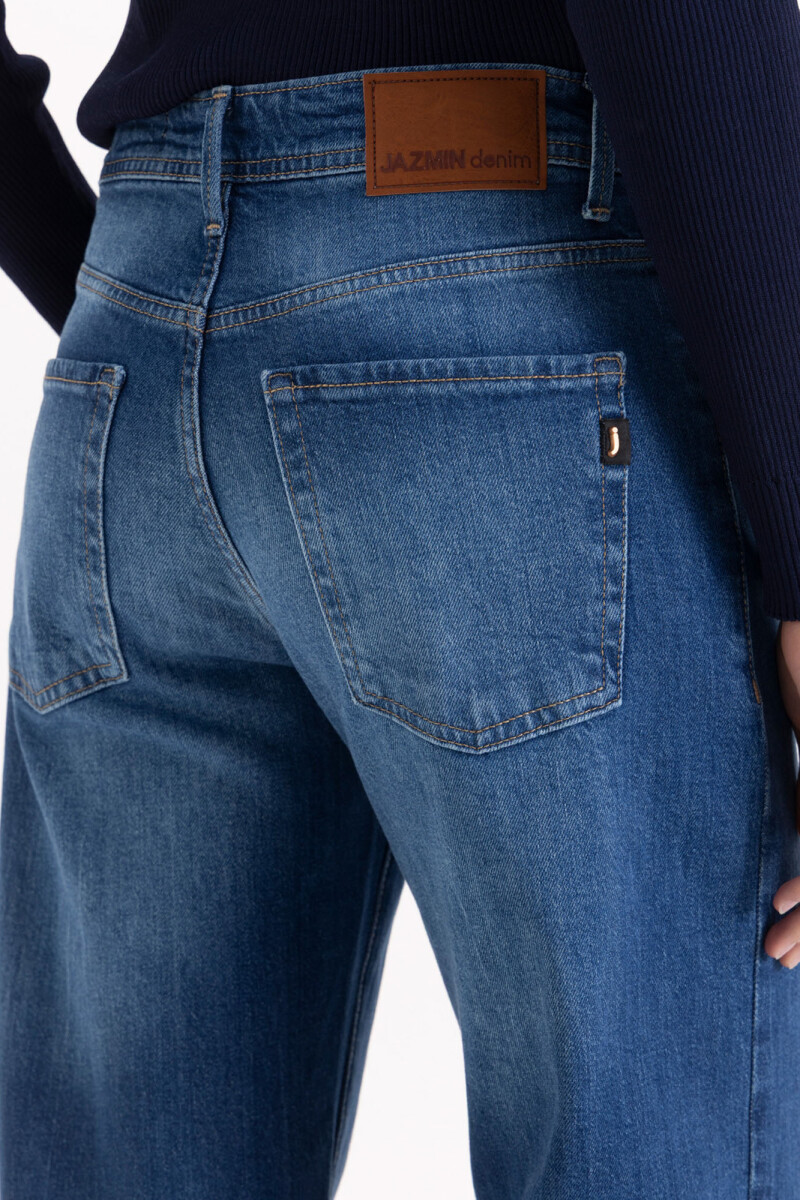 JEANS JARVIS MID BLUE Azul