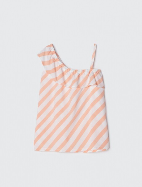 CONJUNTO INFANTIL CON ESTAMPADO NARANJA