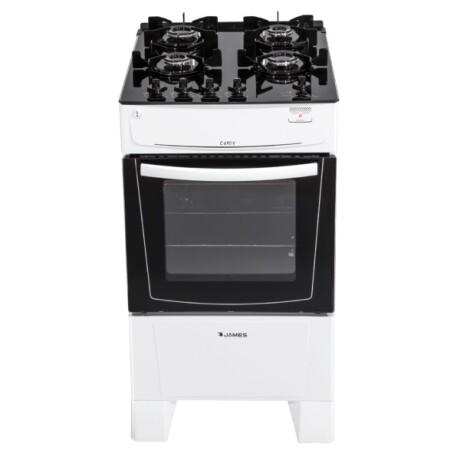 Cocina a gas James mesada vidrio negro C690 V Blanca Cocina a gas James mesada vidrio negro C690 V Blanca