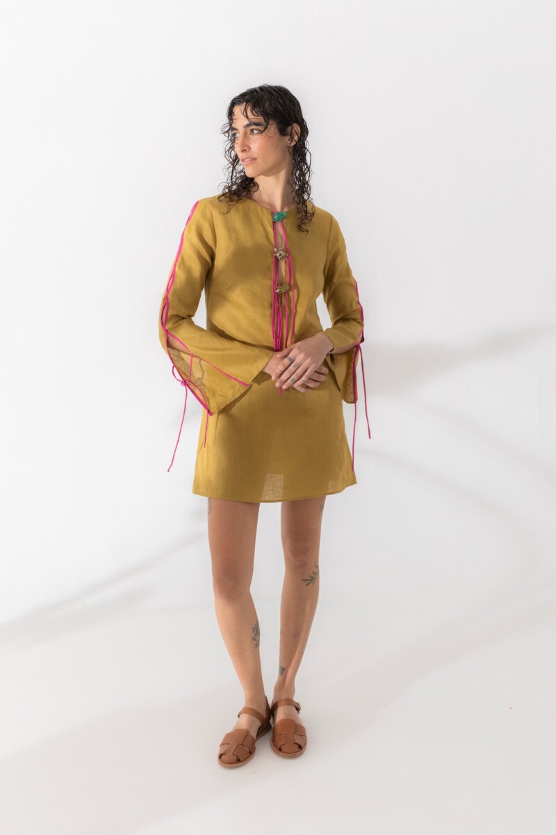 VESTIDO TIRA Pistacho