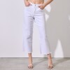 Jean Wide Crop BLANCO