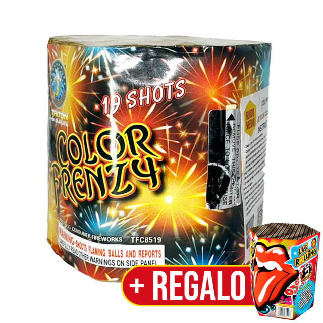 TORTA UFO COLOR FRENZY 19T + REGALO ROLLING 2 / 7 TIROS TORTA UFO COLOR FRENZY 19T + REGALO ROLLING 2 / 7 TIROS