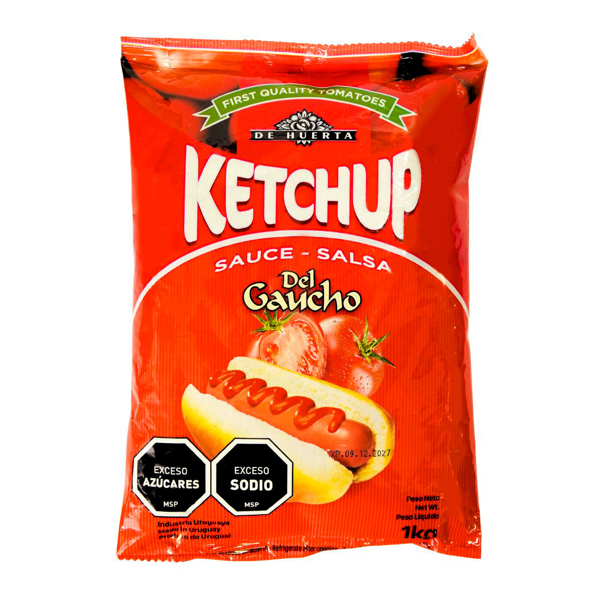 Salsa Ketchup Del Gaucho Sachet 1K 