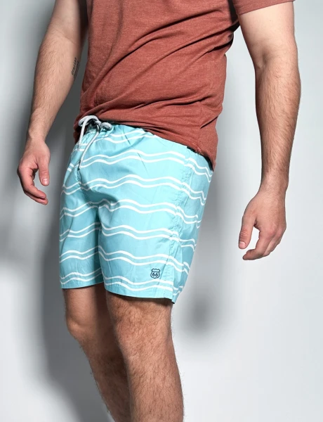 Short de baño Elio Turquesa