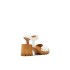 SPINNEY COGNAC SMOOTH SYNTHETIC WHITE