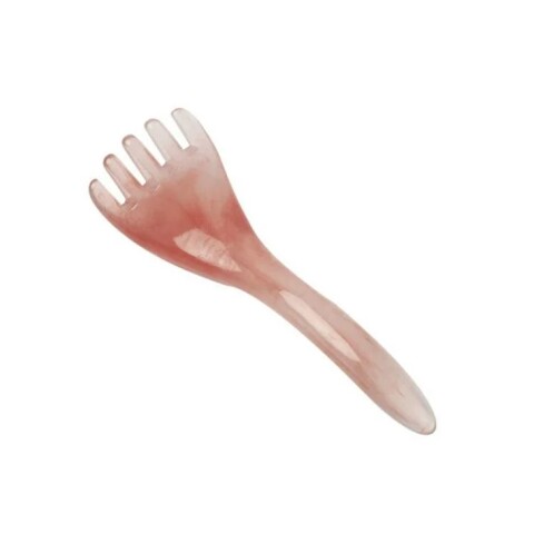 MASAJEADOR DE CABEZA CINCO GARRAS-ROSA TRANSPARENTE MASAJEADOR DE CABEZA CINCO GARRAS-ROSA TRANSPARENTE