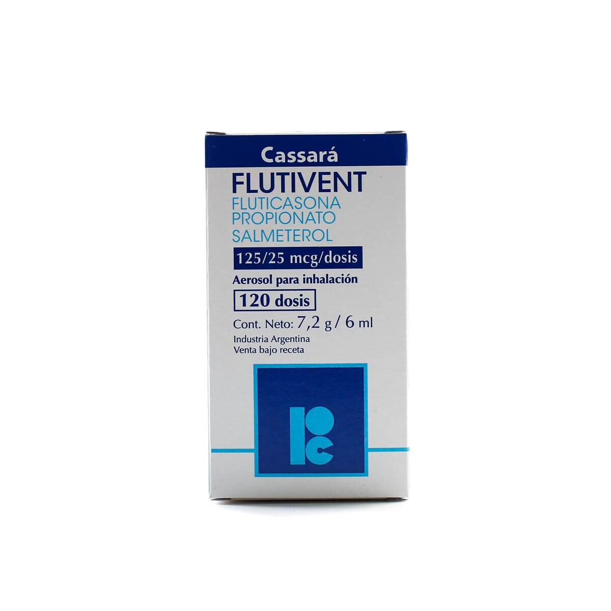 FLUTIVENT CASSARA 125 / 25 MCG. AEROSOL 