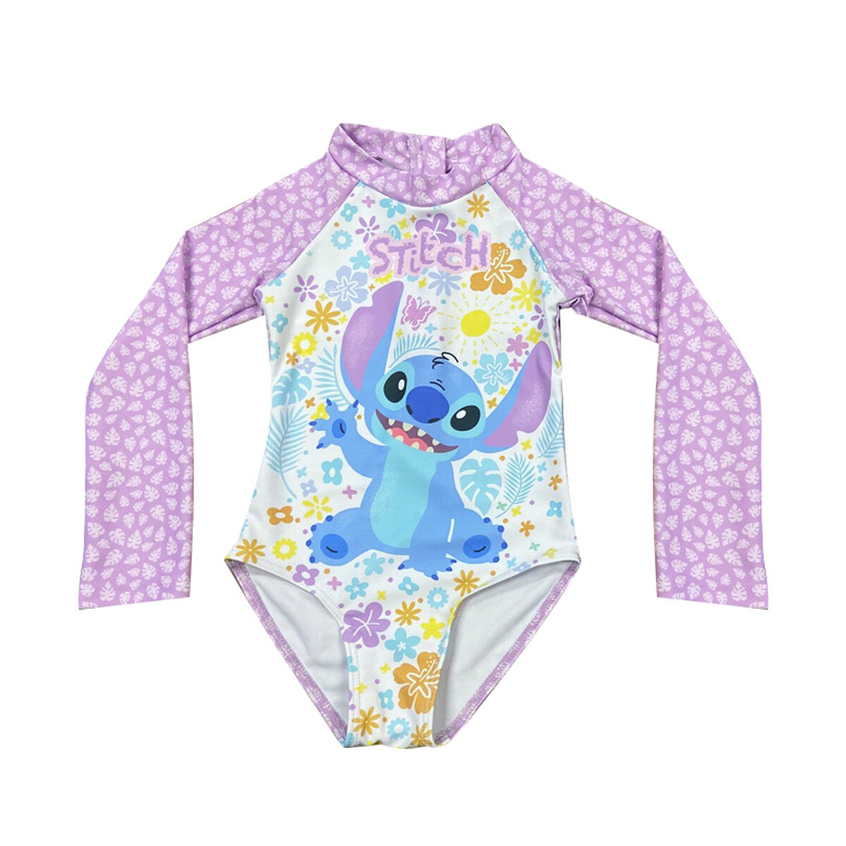 Malla Infantil Entera con Mangas Stitch Talle 4/8 