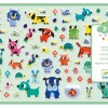 Set x3 láminas de stickers grandes Animales