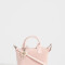 City Clasico Cartera City Con Charm De Perlas - Rosa Viejo