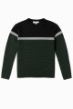 Sweater a rayas VERDE