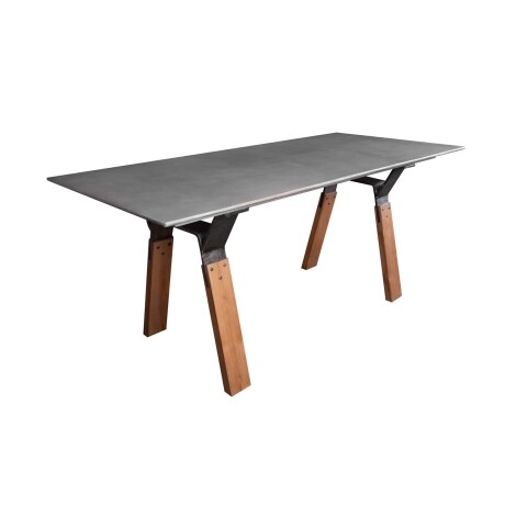 MESA DE COMEDOR CONCRETO GRIS CEMENTO