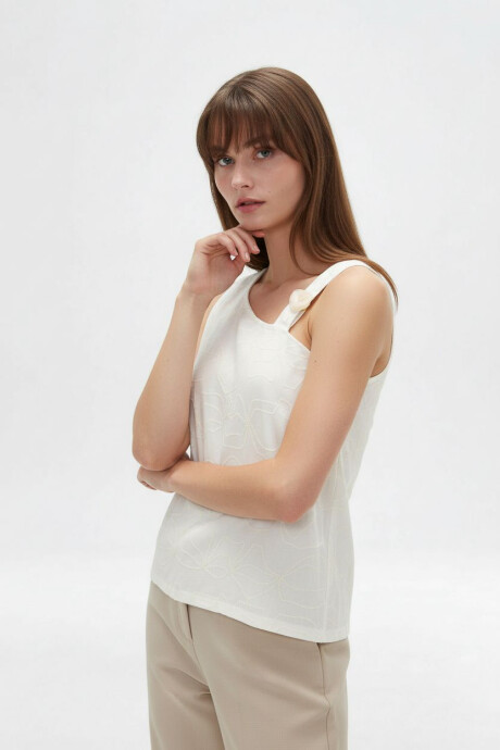 Musculosa Vare Marfil / Off White