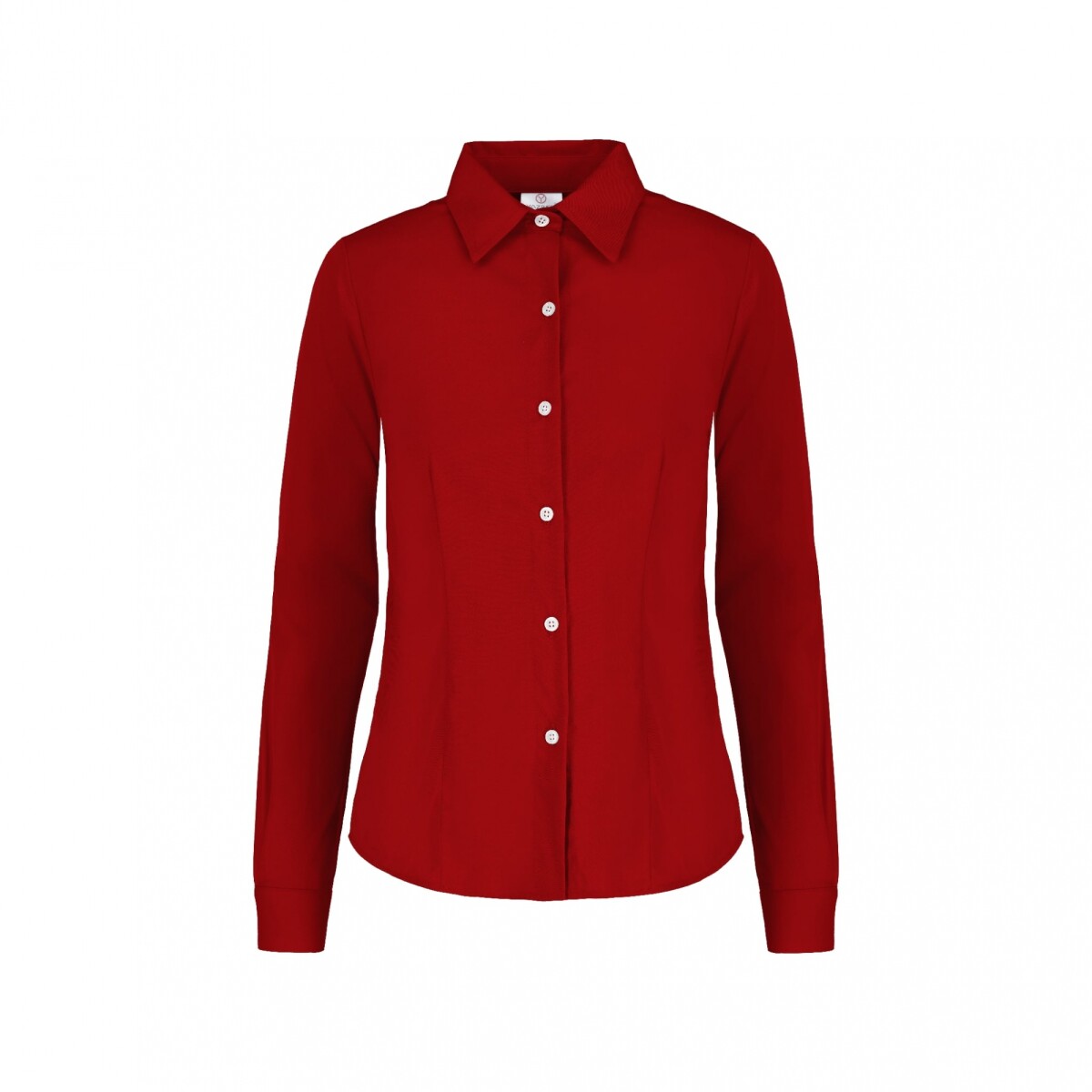 Camisa gabardina manga larga dama - Rojo 