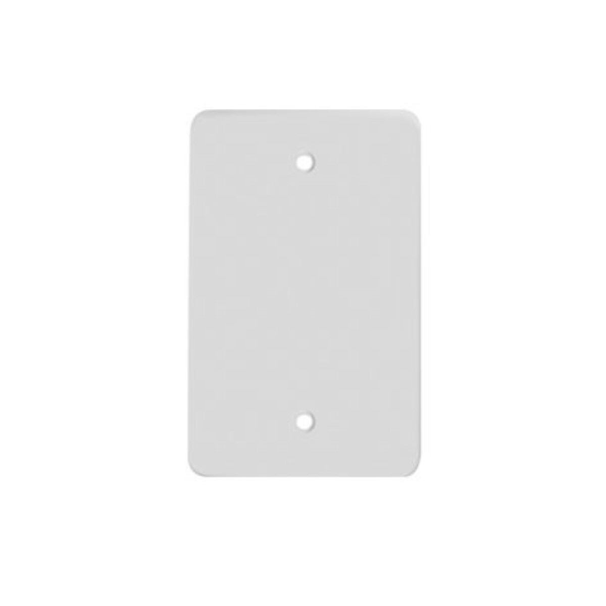 Tapa Ciega Rectangular 120x75 mm Blanca 