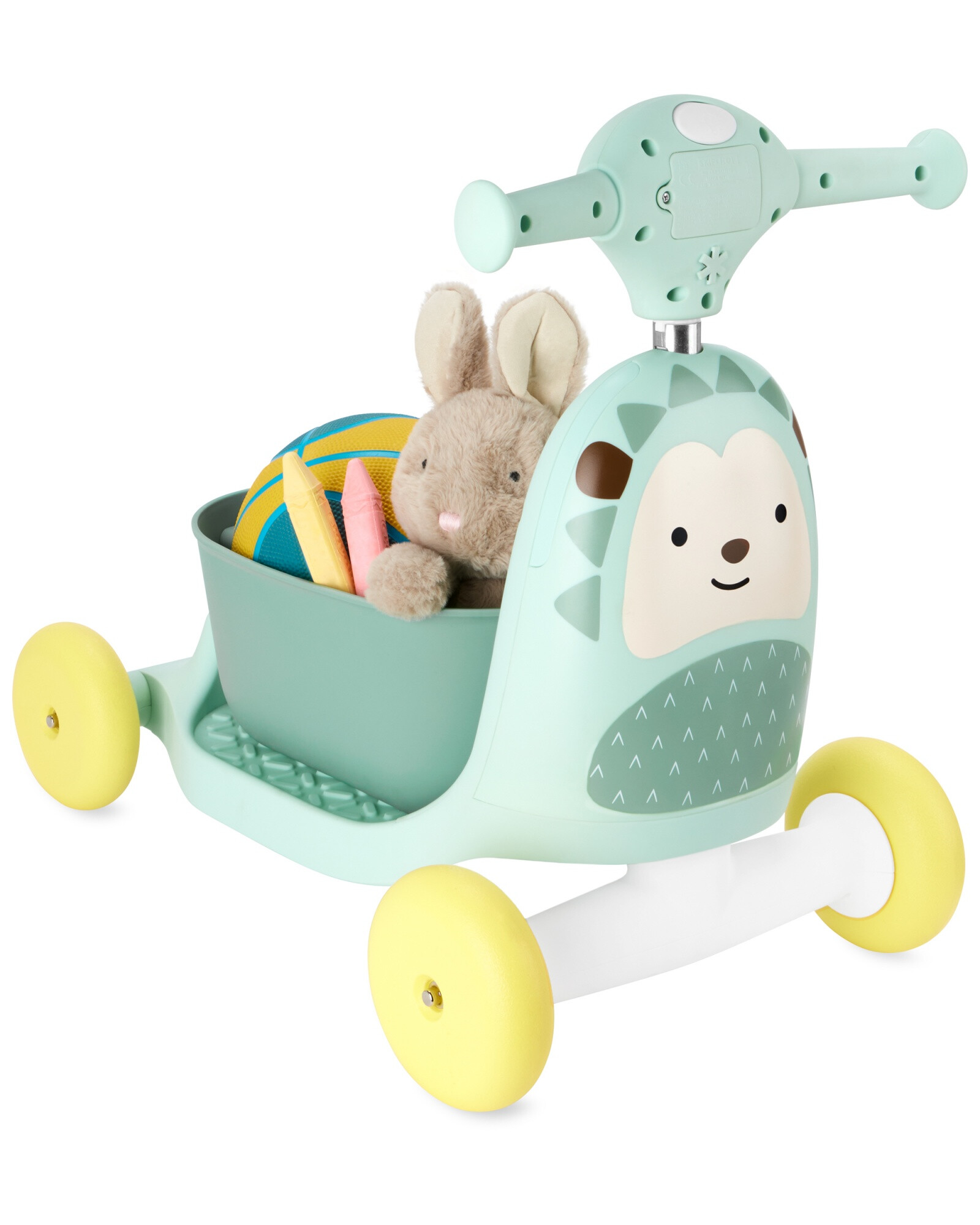 Andador, buggy y monopatín 3 en 1, diseño erizo Sin color