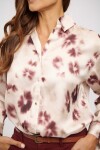 CAMISA AMELIE ESTAMPADO BORDO