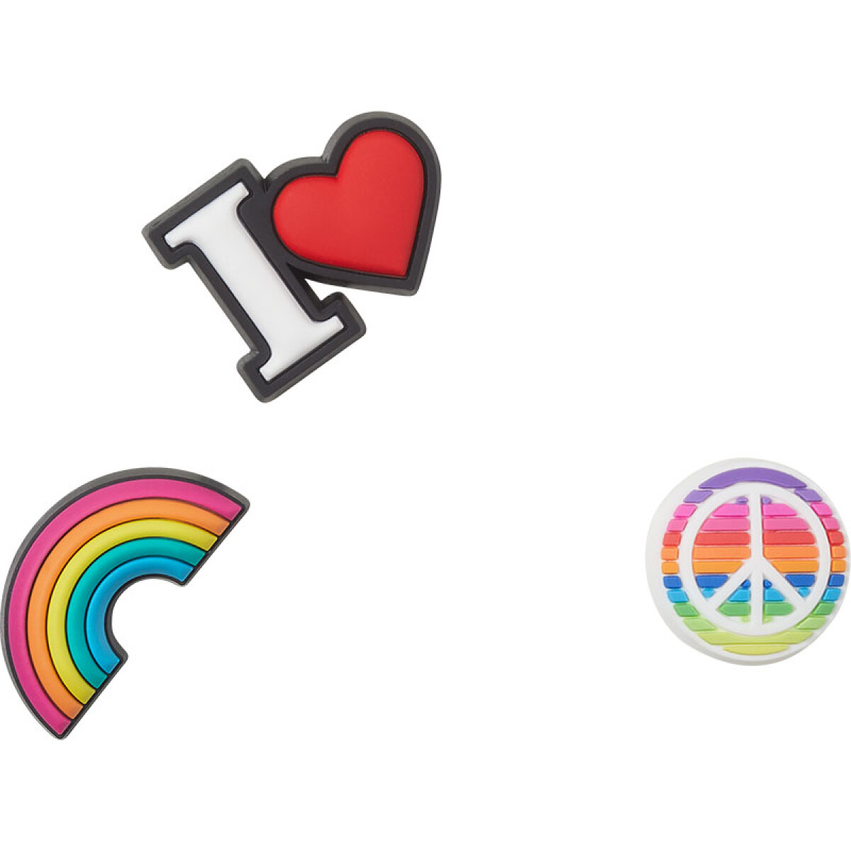 Jibbitz™ Charm Feel The Love 3 Pack - Multicolor 