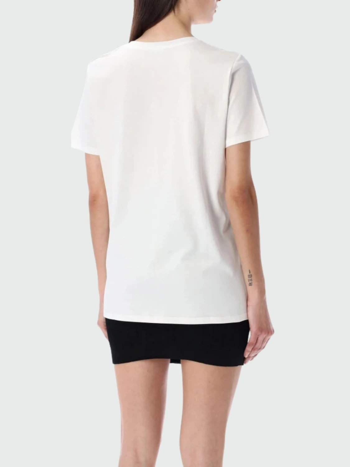 BALMAIN - Camiseta con estampado de Balmain Paris Blanco