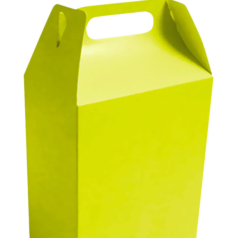 Caja Biodegradable Para Sorpresitas x10 und Verde Limón