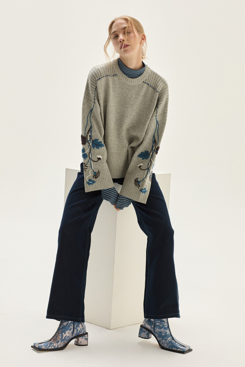 Sweater Glace - Gris 