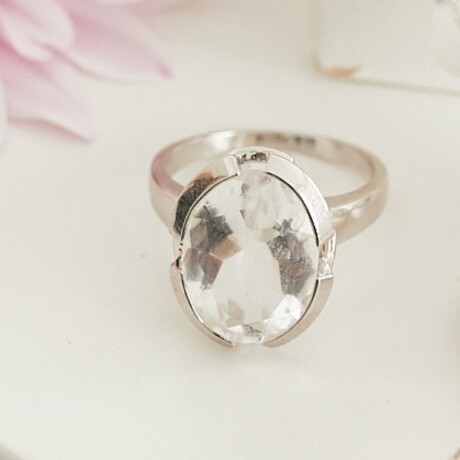 Anillo Numa Cuarzo Cristal - Plata 925 Anillo Numa Cuarzo Cristal - Plata 925