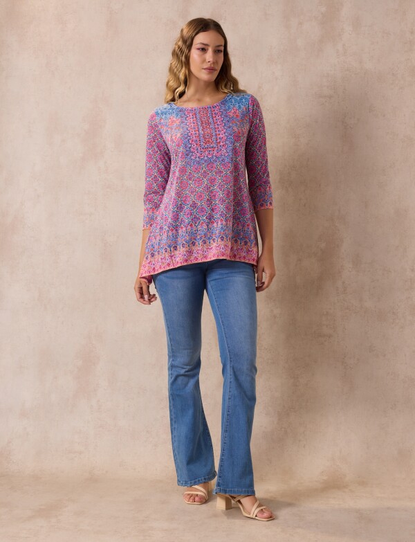Blusa Printed MULTI/ROSA