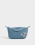Porta Cosméticos Portacosméticos Denim - Azul Celeste