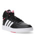 Championes de Mujer Adidas Hoops 3.0 Mid Negro - Blanco - Rosa