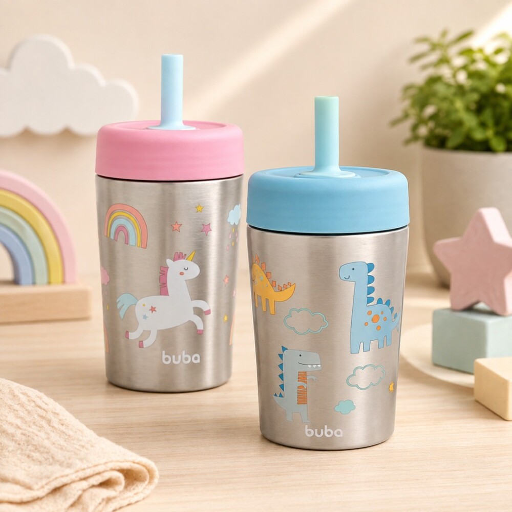 Vaso tots termico BUBA rosa