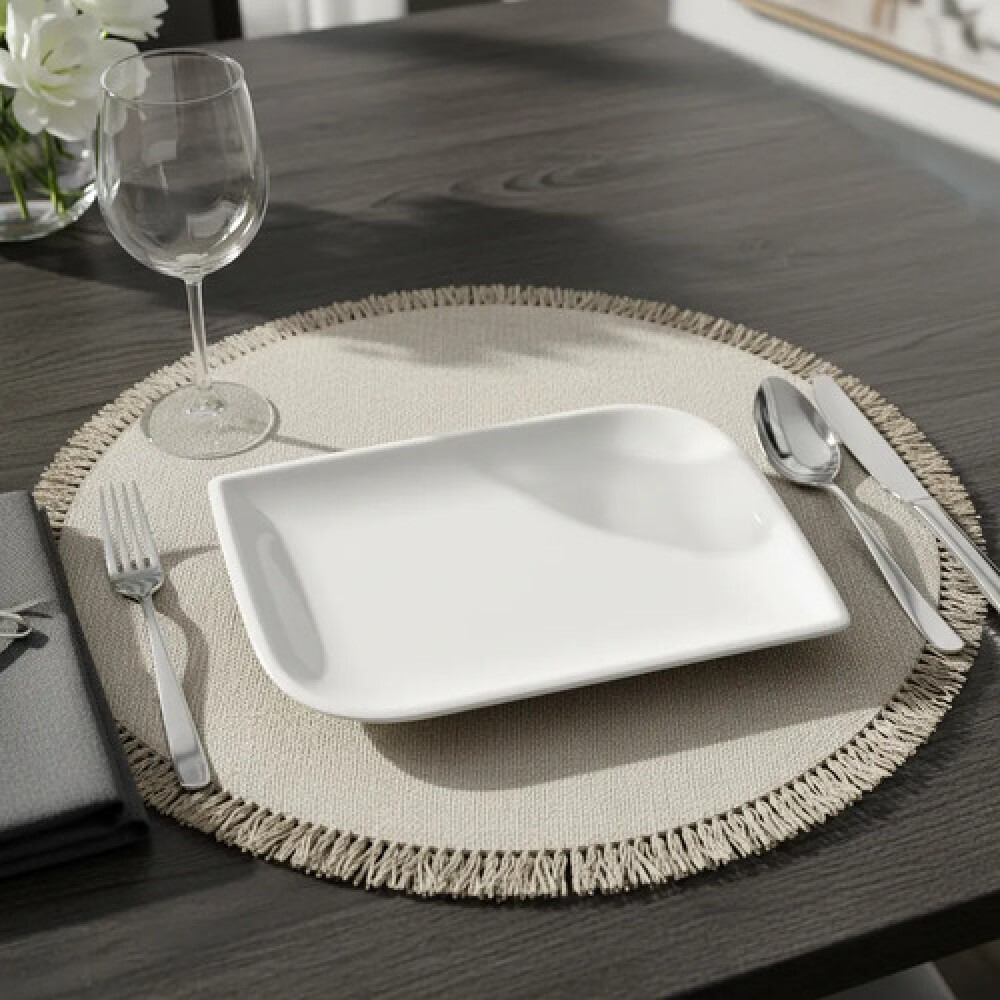 Plato rectangular blanco 17x25 cms. K-259 Plato rectangular blanco 17x25 cms. K-259