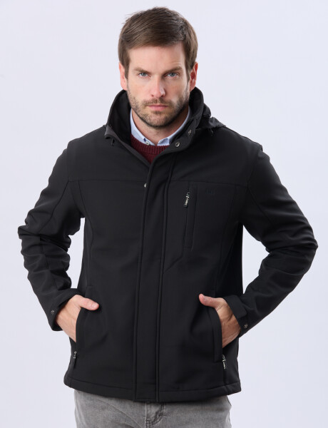 CAMPERA DE NEOPRENO Negro
