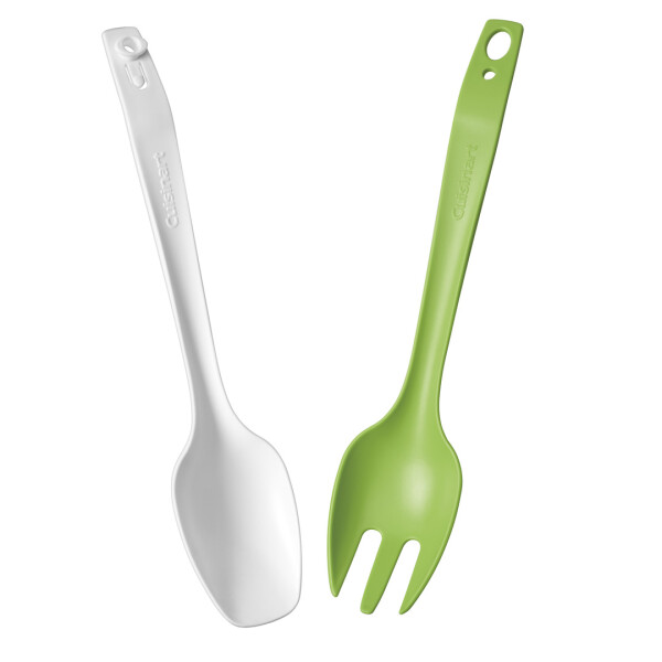 Cuisinart® PINZAS PARA ENSALADA 2 EN 1 - VERDE Y BLANCO N/A