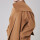 Muffler line coat CAMEL