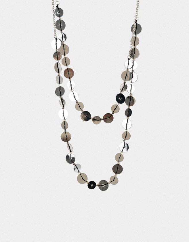Collares Cortos Espejos Collar Corto De Espejos - Plateado
