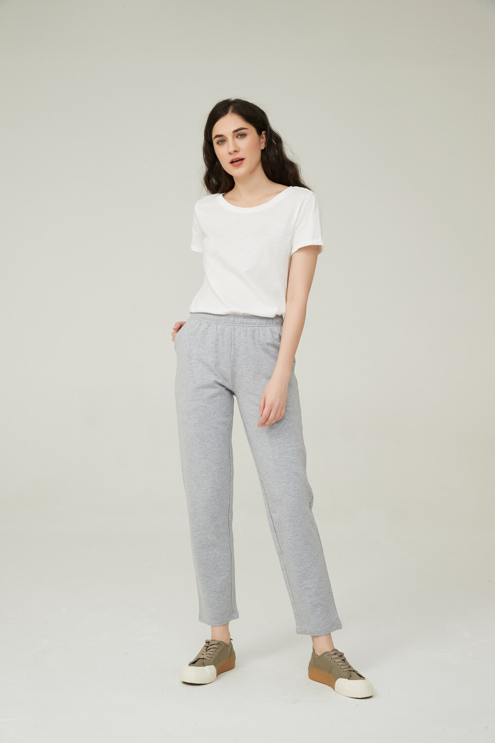 Pantalon Mixti 1201 Gris Melange Medio