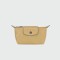 Longchamp -CLUTCH LE PLIAGE CUIR Caqui