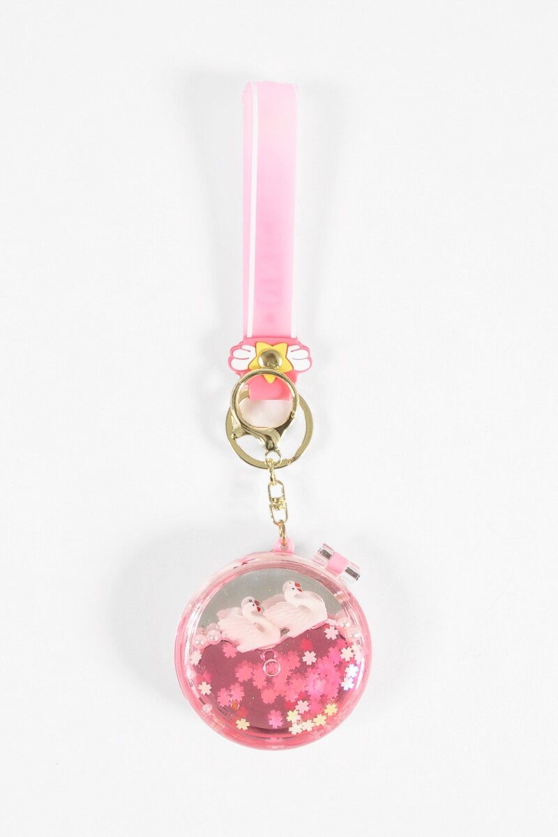 Llavero cisne multicolor