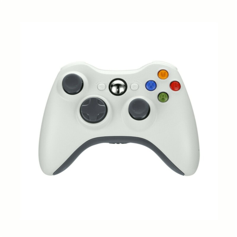 Joystick inalámbrico Genérico para Xbox 360 y PC Blanco Joystick inalámbrico Genérico para Xbox 360 y PC Blanco