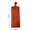 Tabla de Madera Artesanal de Eucalitpo Rojo Con Mango Mediana Modelo 1