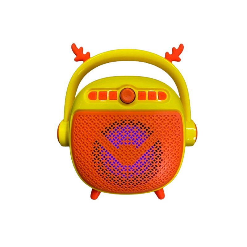 Parlante portátil bluetooth KTS-1863 infantil con micrófono AMARILLO Parlante portátil bluetooth KTS-1863 infantil con micrófono AMARILLO