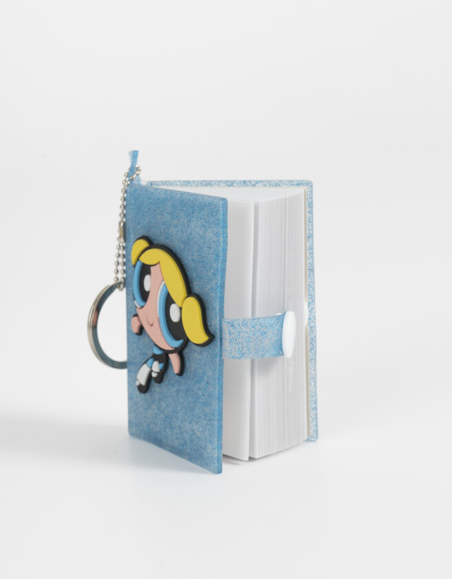 Llavero Llavero Y Charm Libreta "chicas Superpoderosas" - Azul Celeste