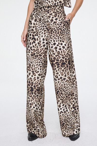 PANTALÓN ANIMAL PRINT ANCHO Animal Print