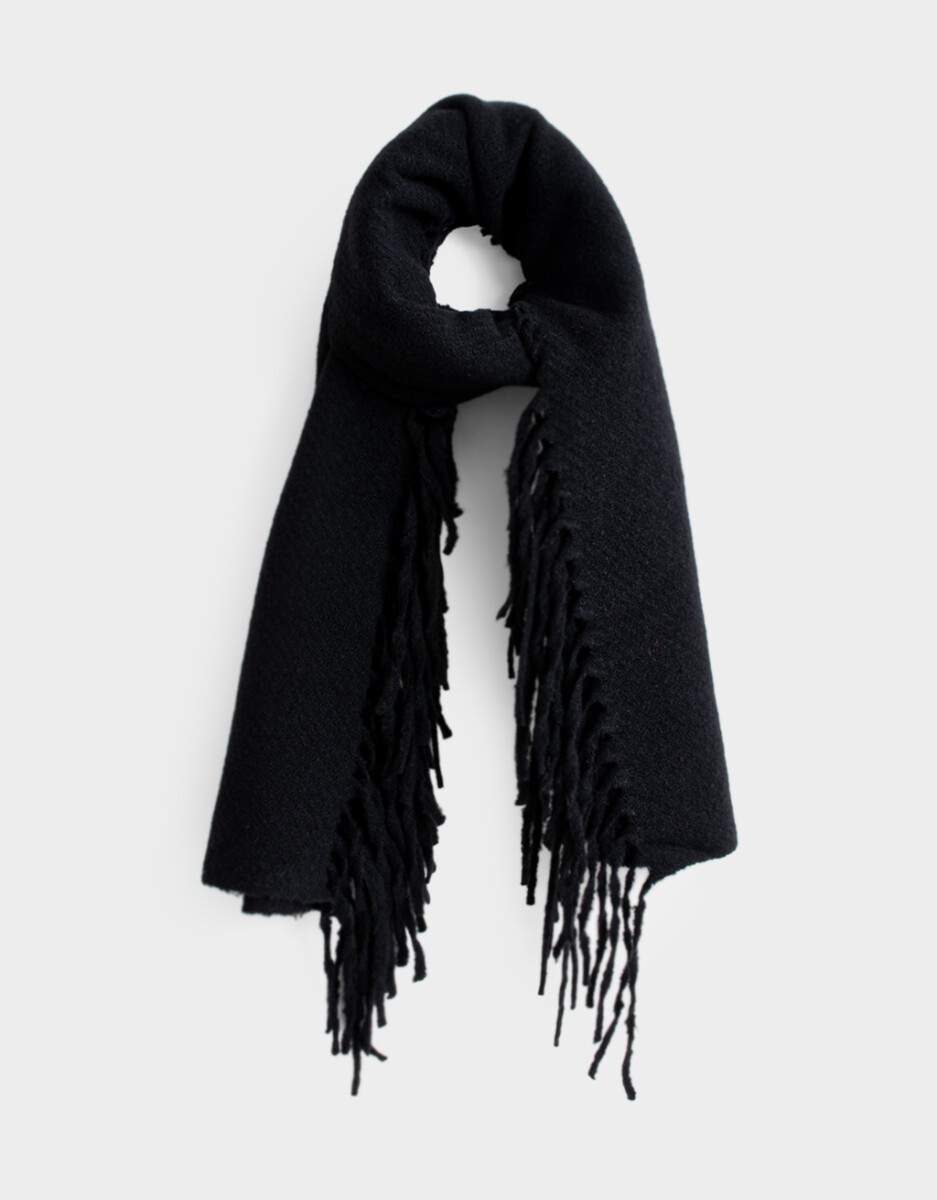 Bufanda Jacquard Con Flecos 
