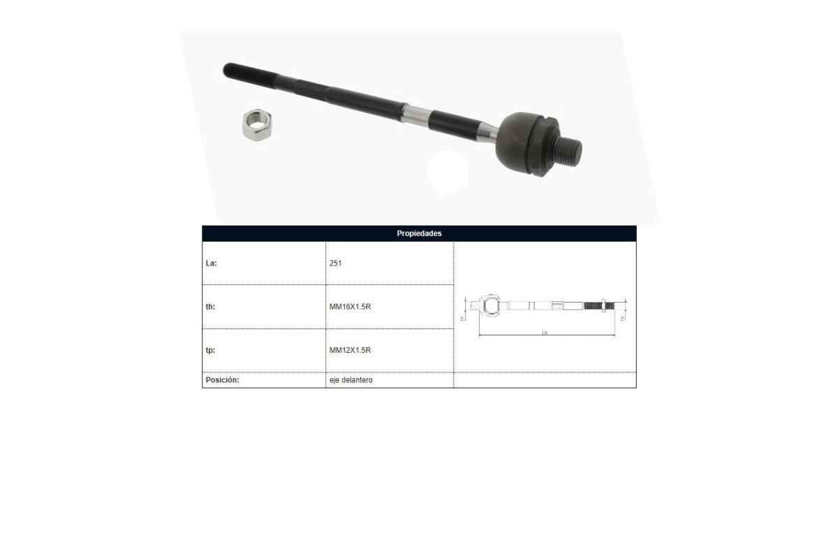 Mate Chev Spark 98-22 Der/Izq Mate Chev Spark 98-22 Der/Izq