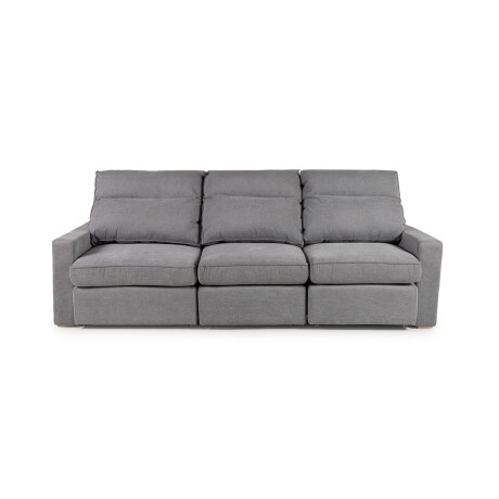 Sofá Austin (Retráctil) - Tela Microfibra - 3 módulos AA-13 (Gris)