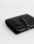 Billetera Boho Billetera Con Snap - Negro